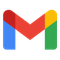 Gmail logo with a stylized 'M' on a transparent background