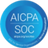 AICPA SOC logo on a blue background
